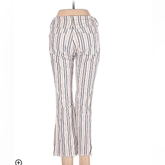 Striped denim from Anthropologie! a perfect summertime pair of jeans - Picture 2 of 3